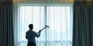 Commercial curtain stain removal service bareena-vic hotels offices restaurants